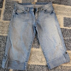 Buckle Cropped Denim